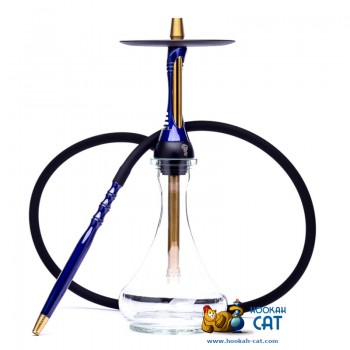 Кальян Alpha Hookah Model S Dark Blue (Альфа Хука Модель С Синий Лаковый)